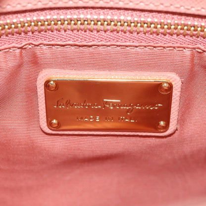Salvatore Ferragamo Vala Leather, Pink, Leather, Handbag