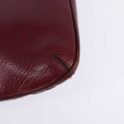 Cartier Must de Cartier Leather, Burgundy, Leather, Bag