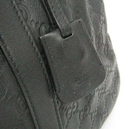 Gucci Convertible Guccissima Leather, Black, Leather, Briefcase