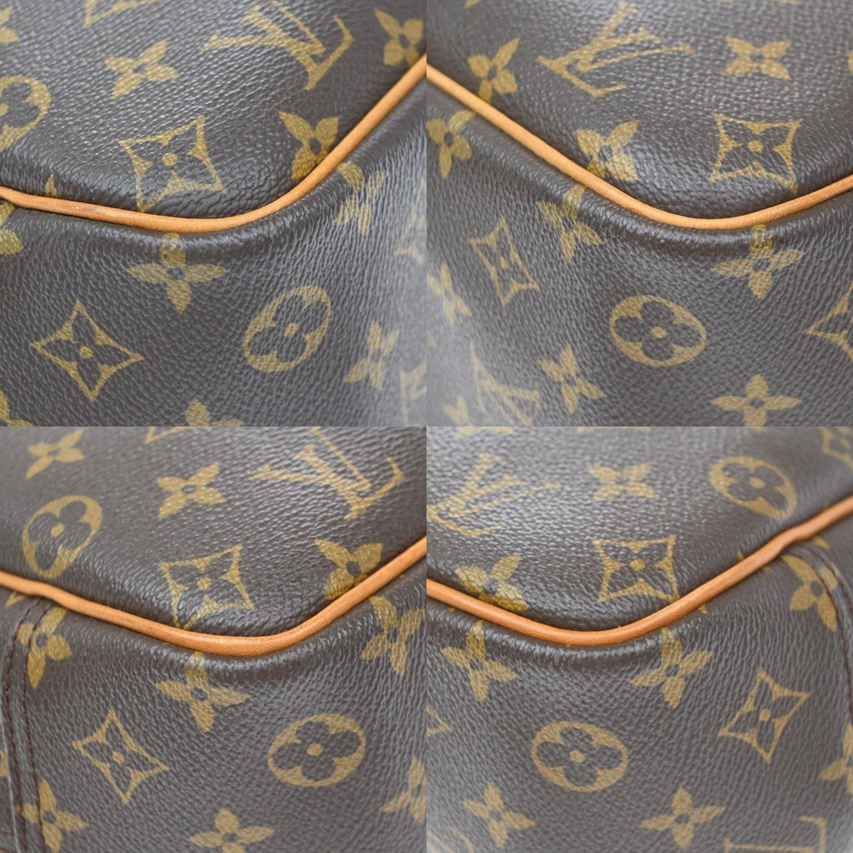 Louis Vuitton Deauville Monogram Canvas, Brown, Canvas, Handbag