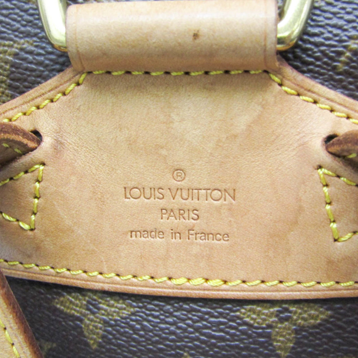 Louis Vuitton Vintage Montsouris Monogram Canvas, Brown, Canvas, Backpack
