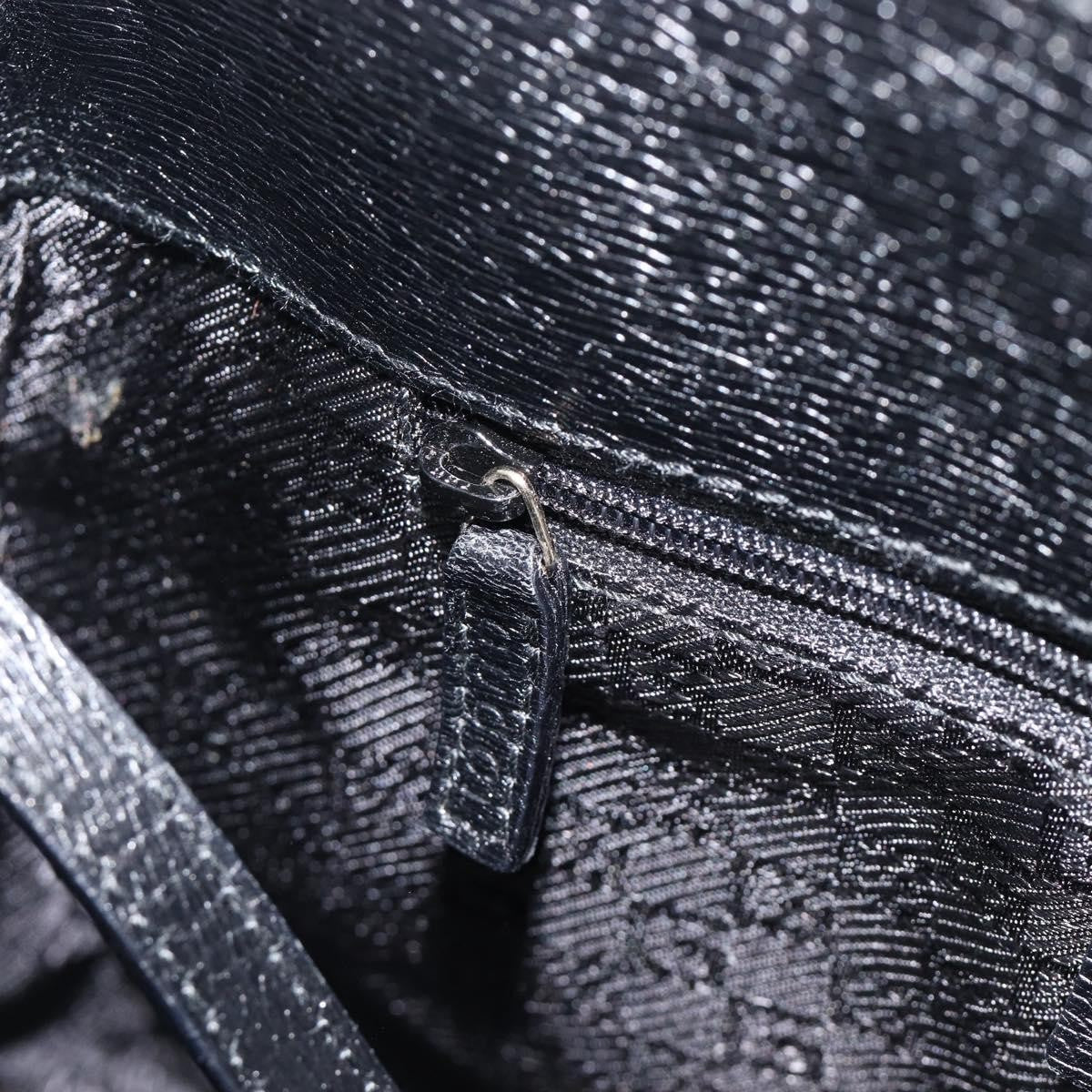 Gucci Vintage G logo Canvas, Black, Leather, Shoulder Bag