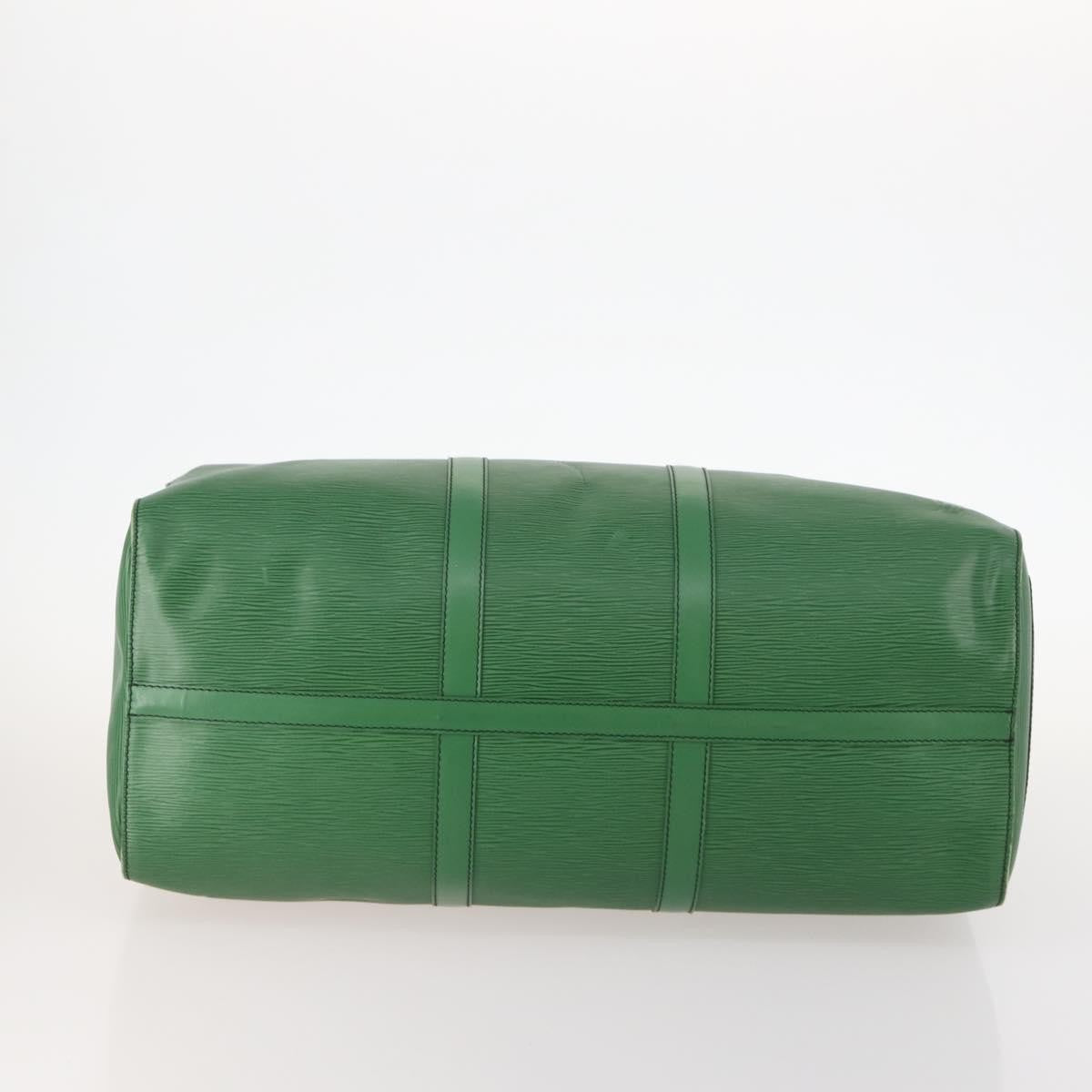 Louis Vuitton Keepall Epi Leather, Green, Leather, Travel Bag