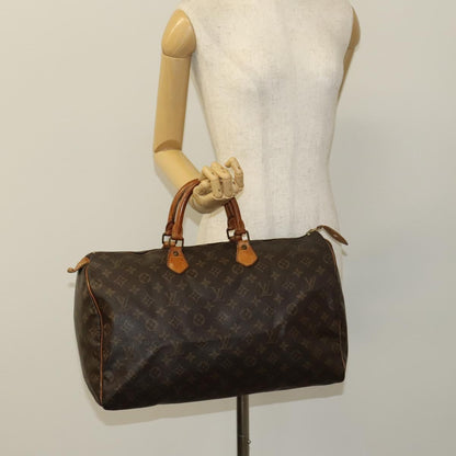 Louis Vuitton Speedy Bandouliere Bag Monogram Canvas, BROWN, CANVAS, Handbag