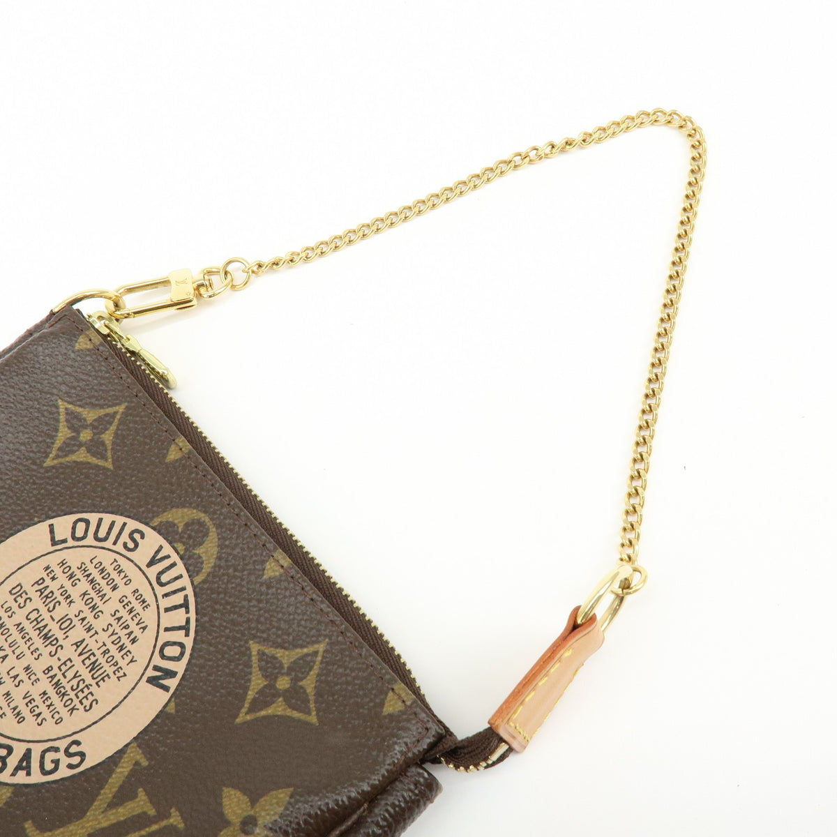Louis Vuitton Pochette Accessoires Limited Edition Monogram Canvas, Brown, Canvas, Clutch