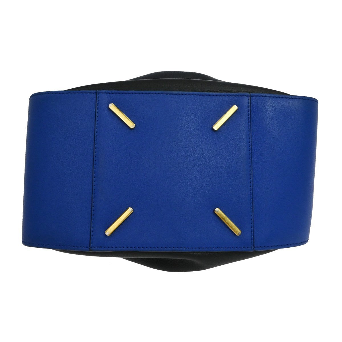 Loewe Hammock Leather, Blue, Leather, Handbag