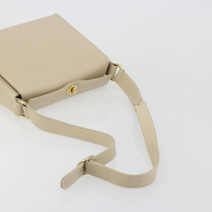 Gucci Vintage Convertible Box Leather, Beige, Leather, Handbag