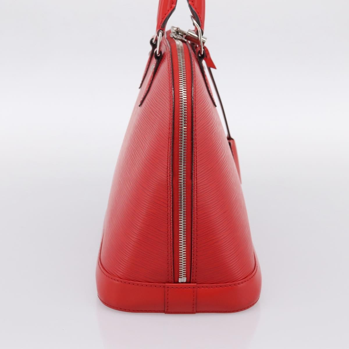 Louis Vuitton Alma Epi, Red, Leather, Handbag