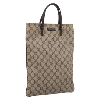 Gucci Joy Plus Flat GG Coated Canvas, Beige, Canvas, Tote Bag