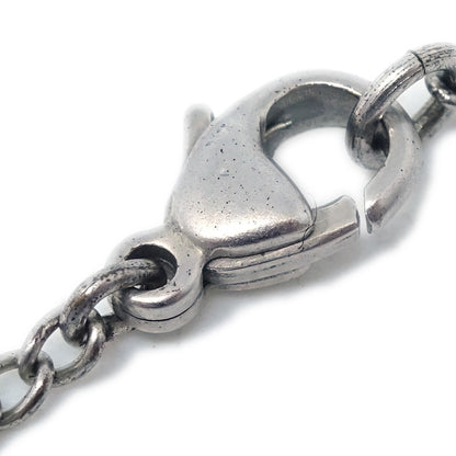 Chanel CC Pendant Metal, Silver, Silver Plated, Necklace