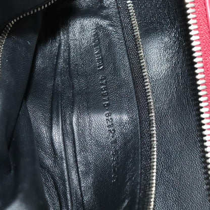 Balenciaga Triangle Duffle Leather, Red, Leather, Handbag