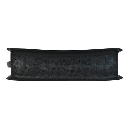 Louis Vuitton Selenga Pochette Taiga Leather, Black, Leather, Clutch