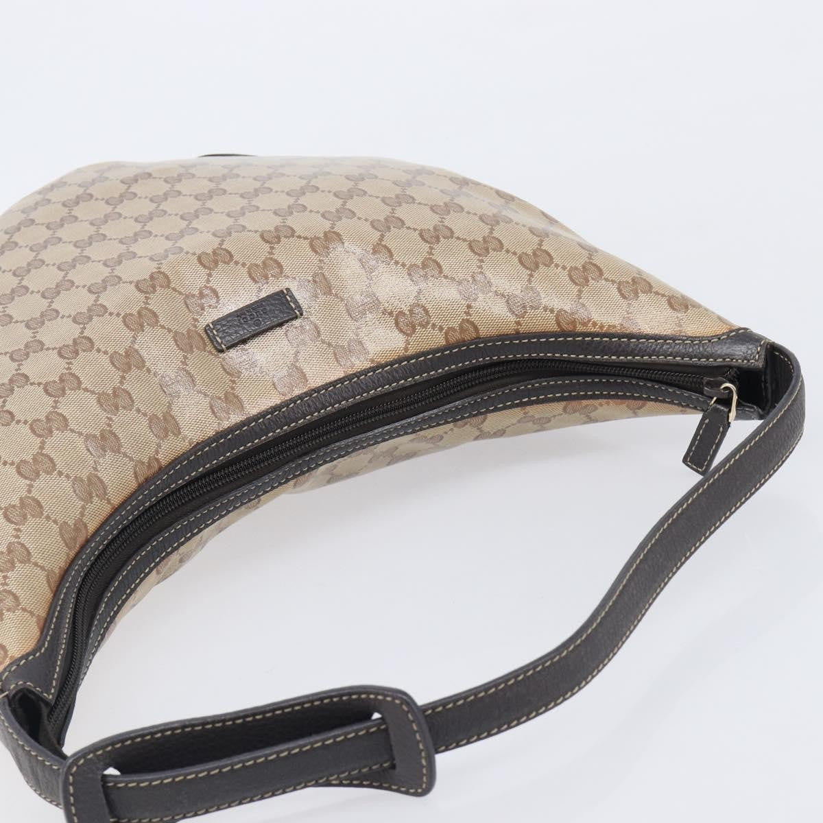 Gucci Nice Hobo Patent Canvas, Beige, Canvas, Shoulder Bag