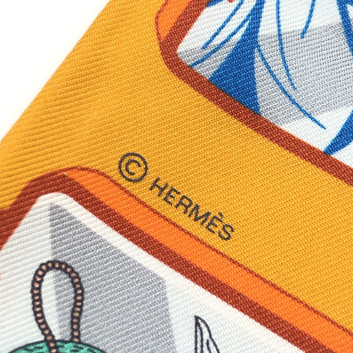 Hermes TWILLY SCARF Silk, Orange, Silk, Scarf