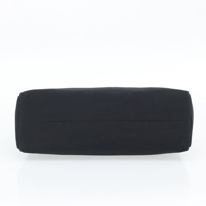 Fendi Mamma Baguette Canvas, Black, Cotton, Shoulder Bag