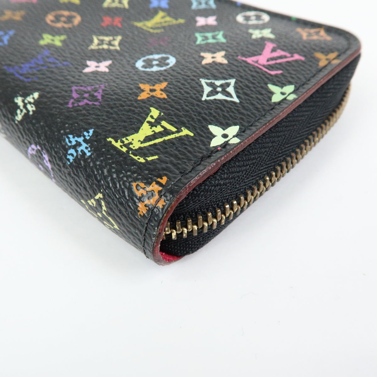 Louis Vuitton Zippy Coin Purse Monogram Multicolor, Black, Canvas, Wallet