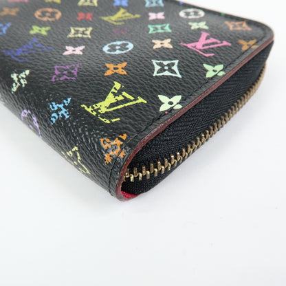 Louis Vuitton Zippy Coin Purse Monogram Multicolor, Black, Canvas, Wallet