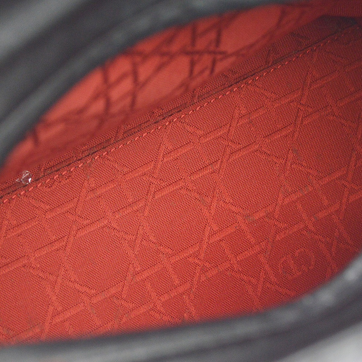 Christian Dior Vintage Lady Dior Cannage Quilt Lambskin, Black, Leather, Handbag