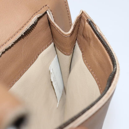 Bottega Veneta Vintage Front Pocket Waist Leather, Brown, Leather, Clutch
