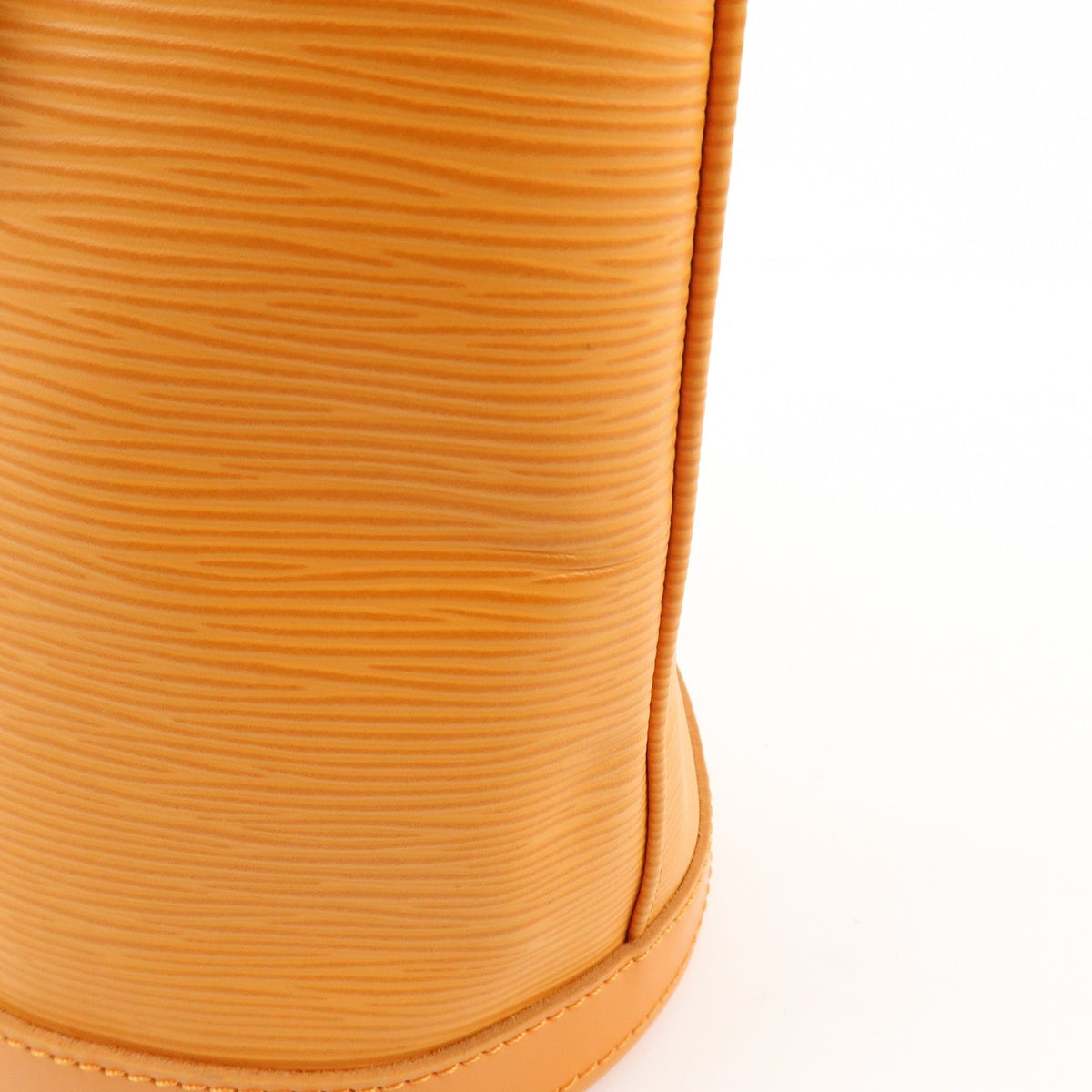 Louis Vuitton Petit Bucket Epi Leather, Orange, Leather, Handbag