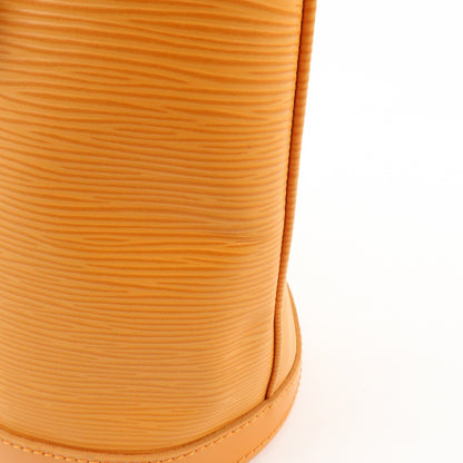Louis Vuitton Petit Bucket Epi Leather, Orange, Leather, Handbag