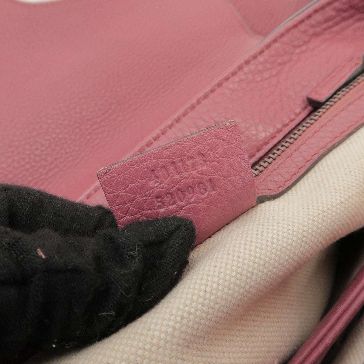 Gucci GG Marmont Leather, Pink, Leather, Shoulder Bag