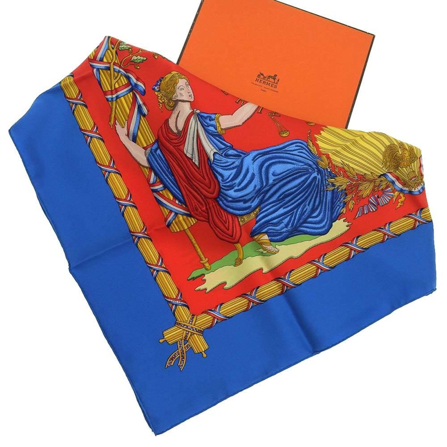 Hermès Carré 90, Multicolour, Silk, scarf