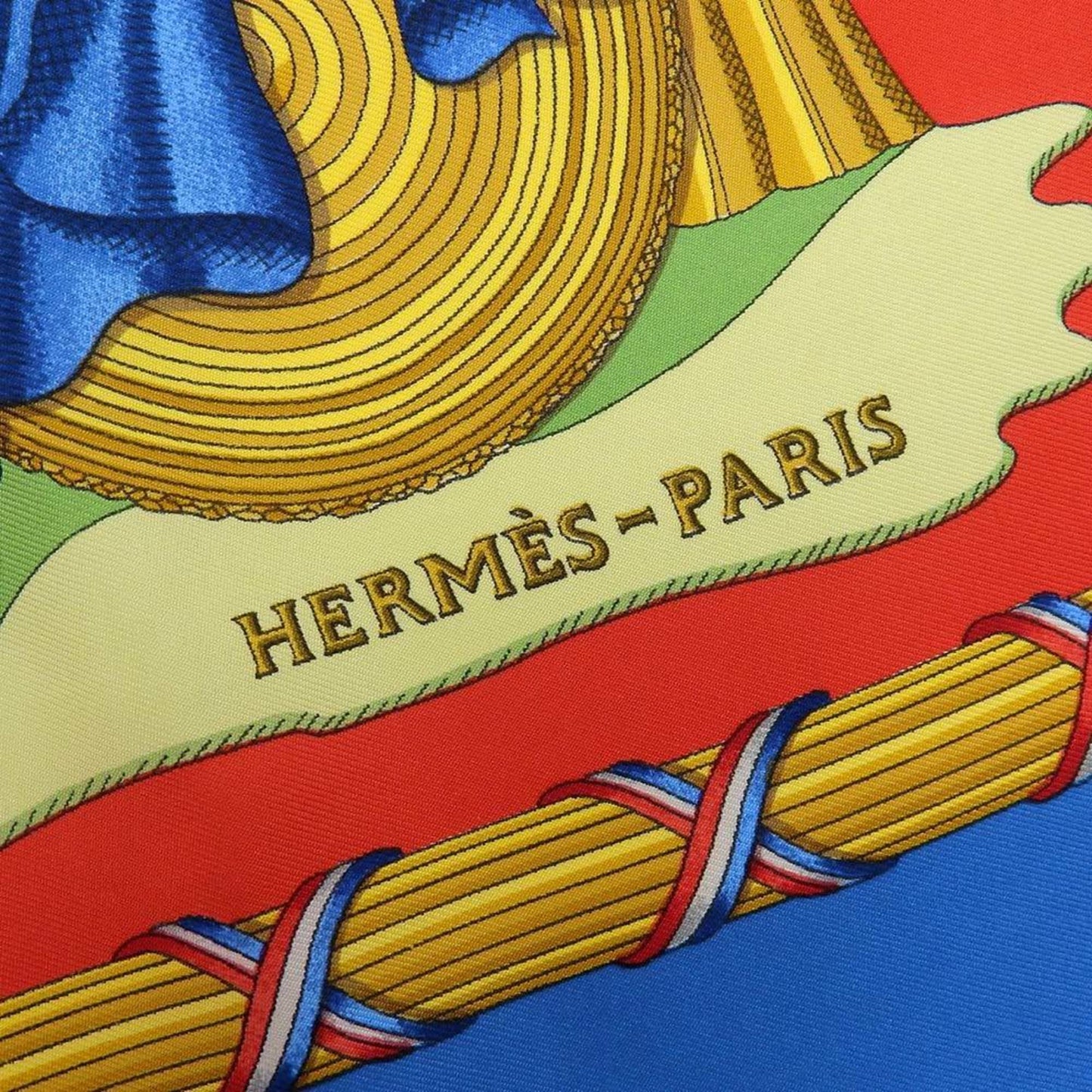 Hermès Carré 90, Multicolour, Silk, scarf