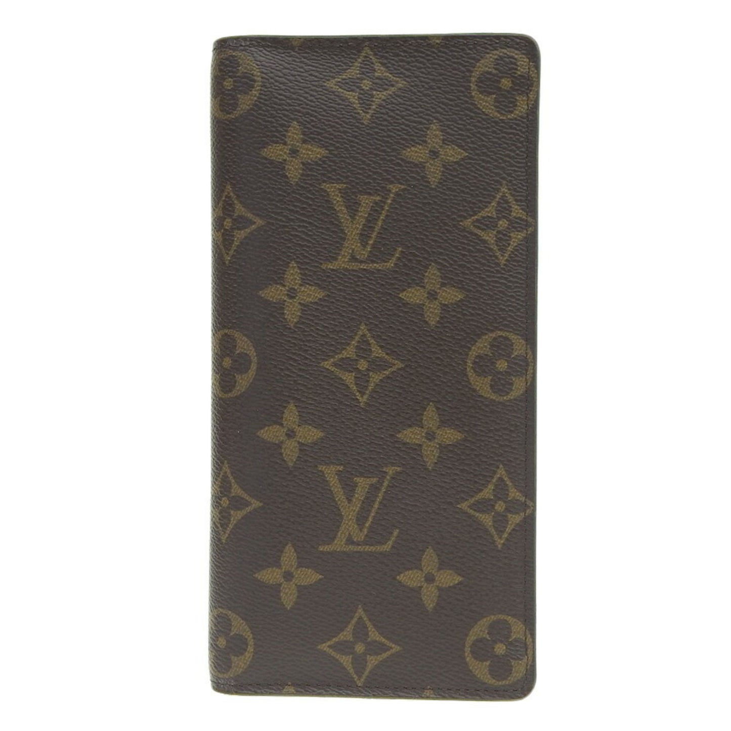 Louis Vuitton Portefeuille Brazza, Brown, Canvas, wallet