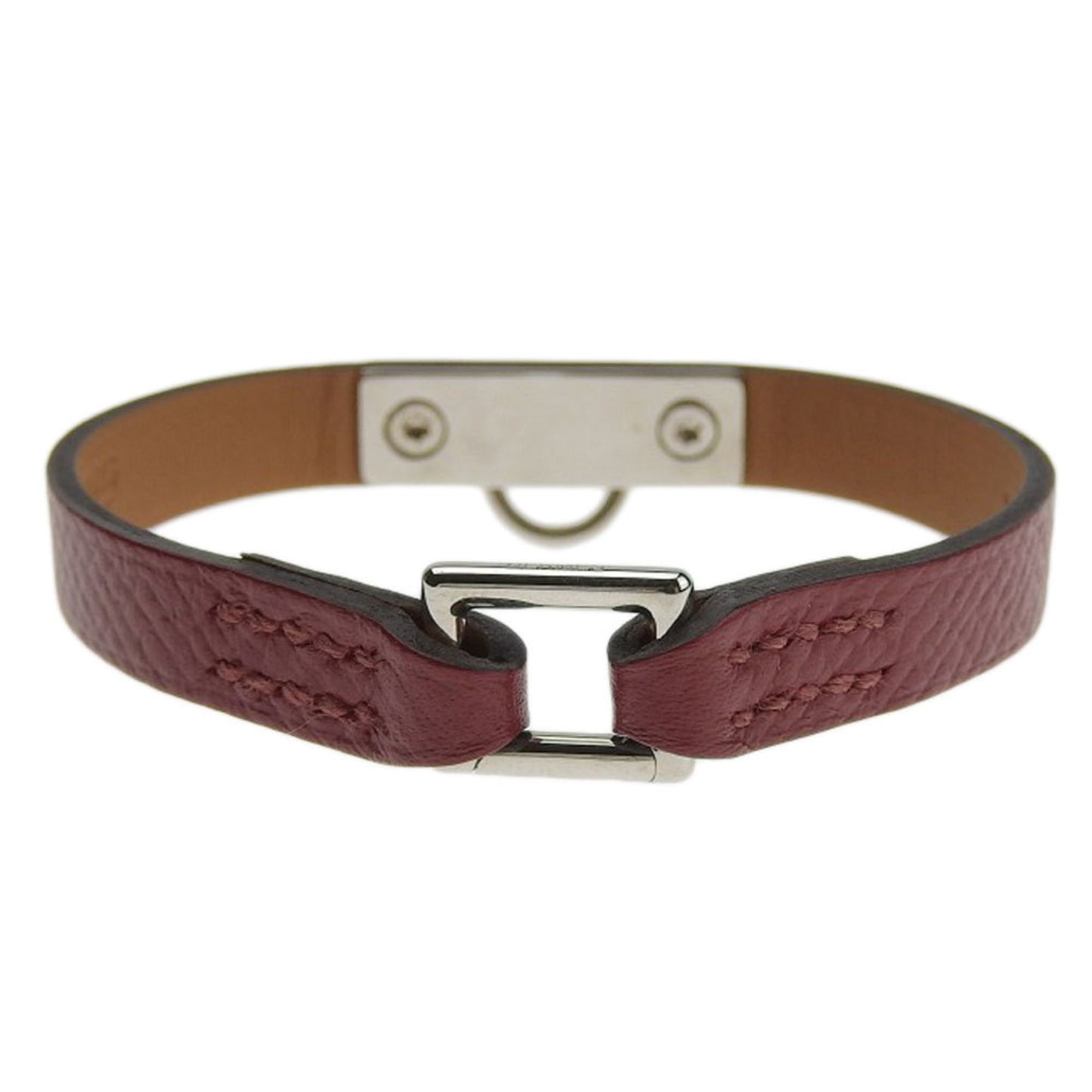 Hermès Rivale, Red, Leather, bracelet