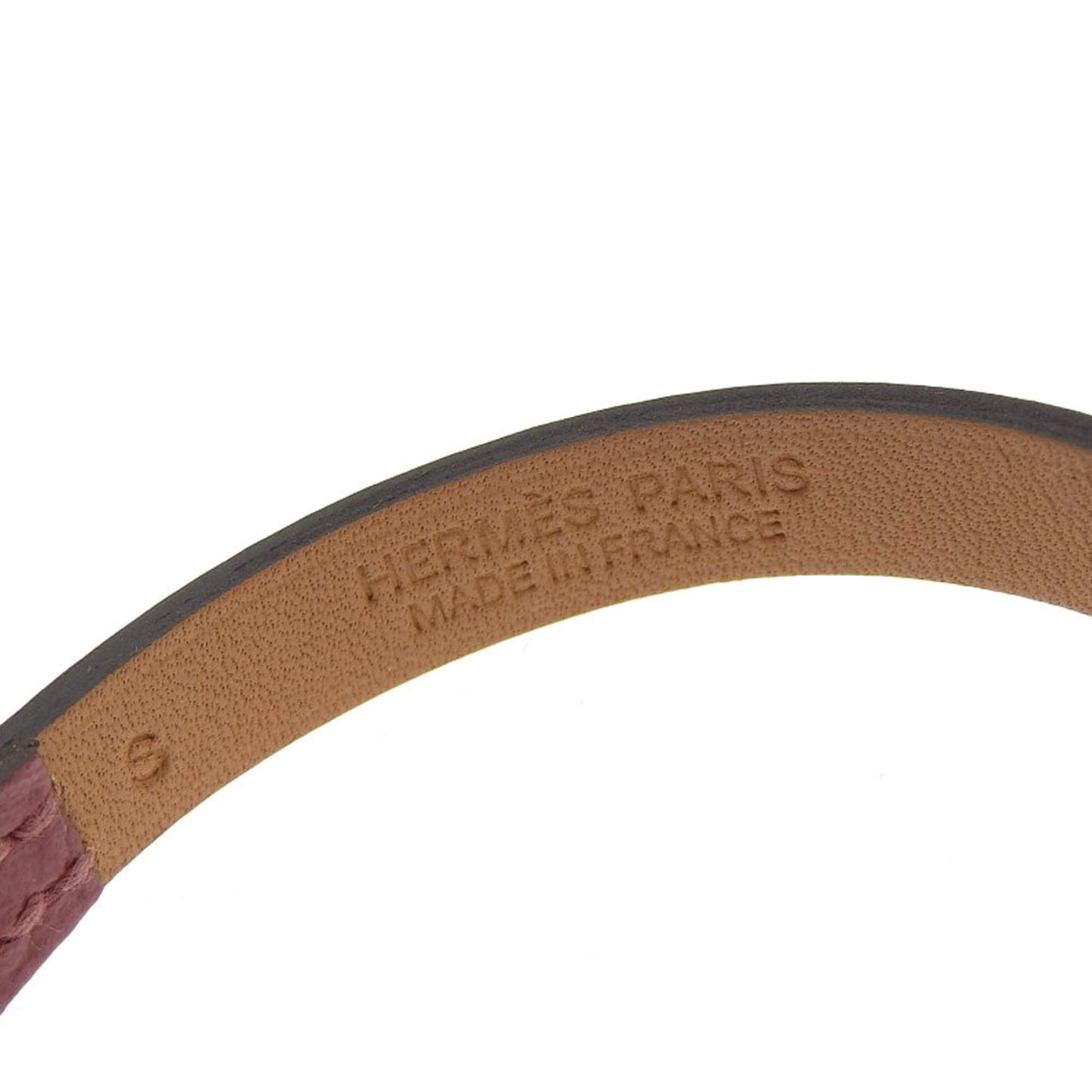 Hermès Rivale, Red, Leather, bracelet