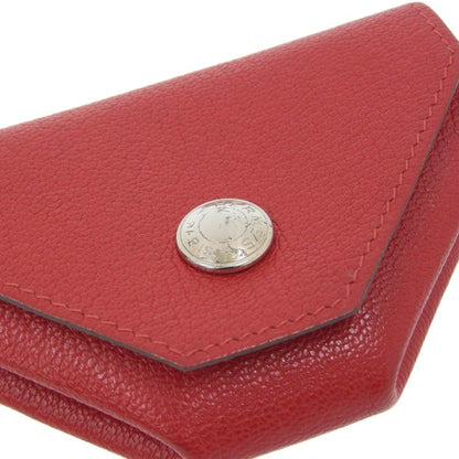 Hermès, Red, Leather, wallet