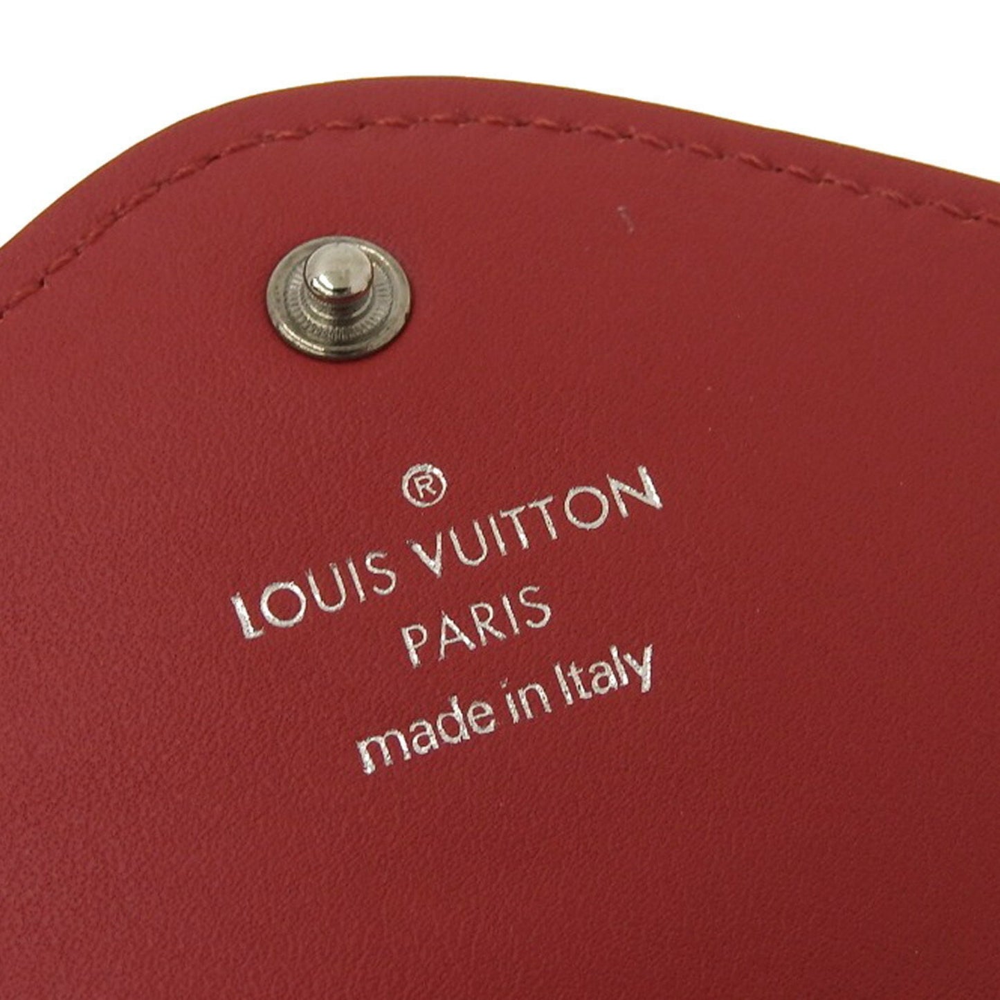 Louis Vuitton, Red, Leather, wallet