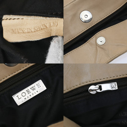 Loewe Vintage Leather, Beige, Leather, Tote Bag
