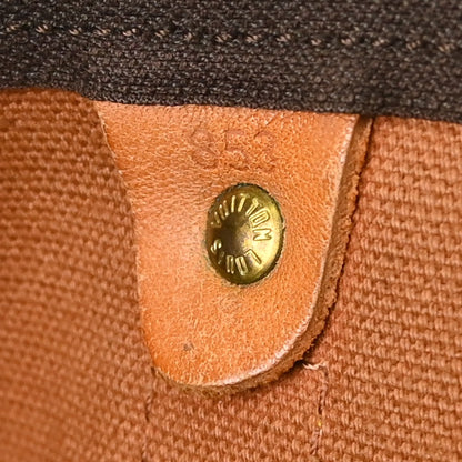 Louis Vuitton Keepall Canvas, Brown, Canvas, Travel Bag