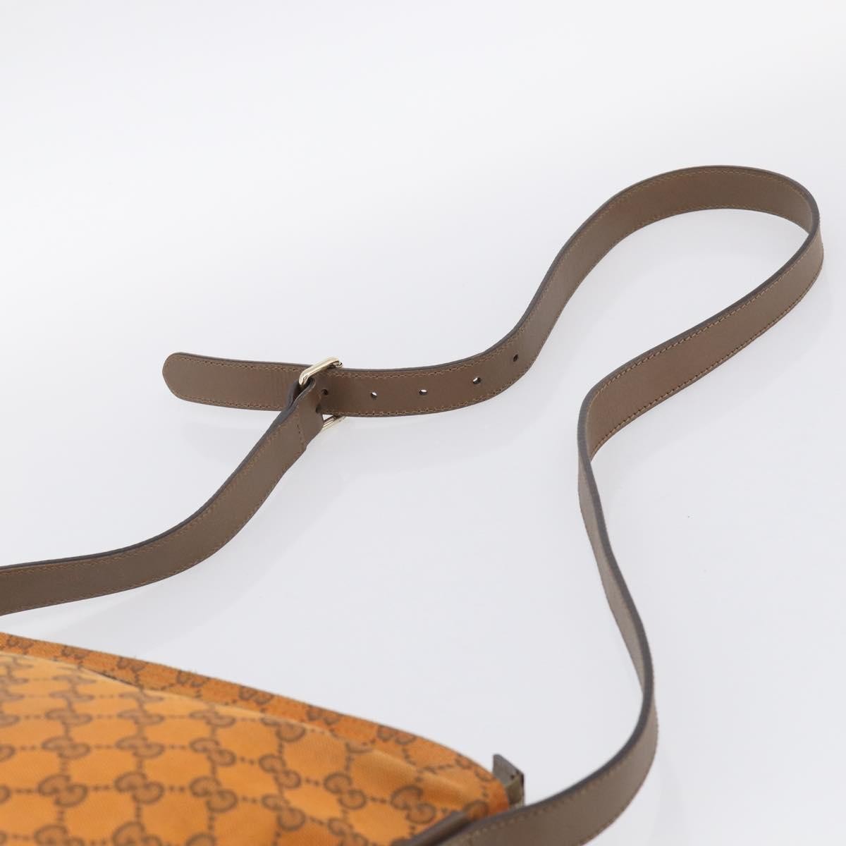 Gucci Shoulder Canvas, Orange, Canvas, Shoulder Bag