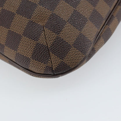 Louis Vuitton Bloomsbury Damier, Brown, Canvas, Handbag