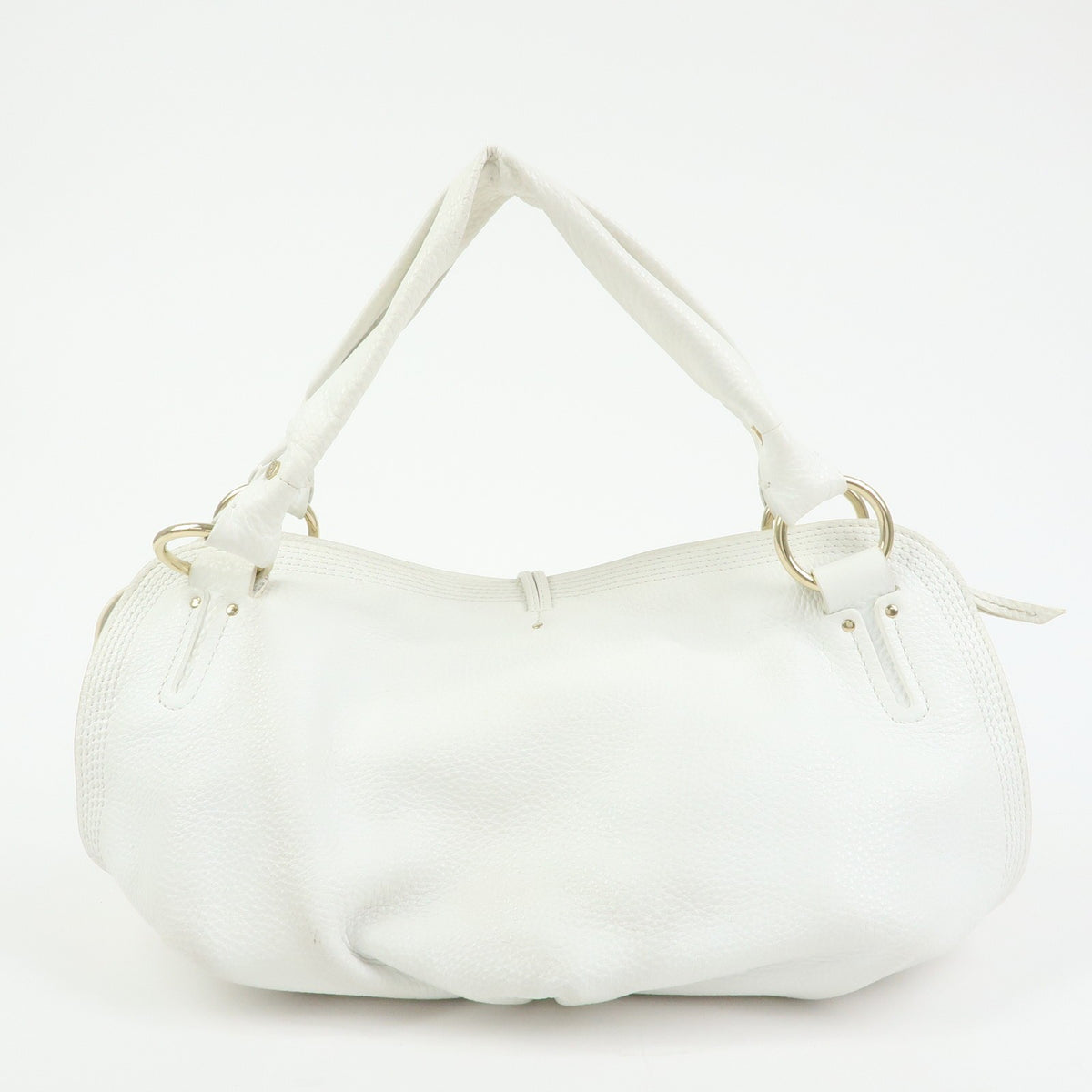 Celine Bittersweet Leather, White, Leather, Handbag