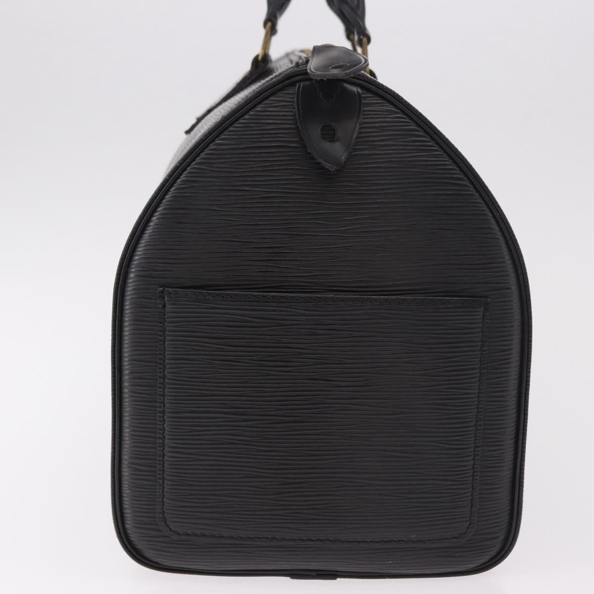 Louis Vuitton Speedy Epi Leather, Black, Leather, Handbag
