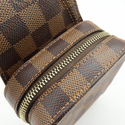 Louis Vuitton Geronimos Waist Damier, Brown, Canvas, Shoulder Bag