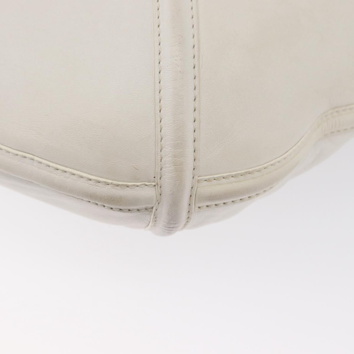 Loewe Anagram Leather, White, Leather, Shoulder Bag