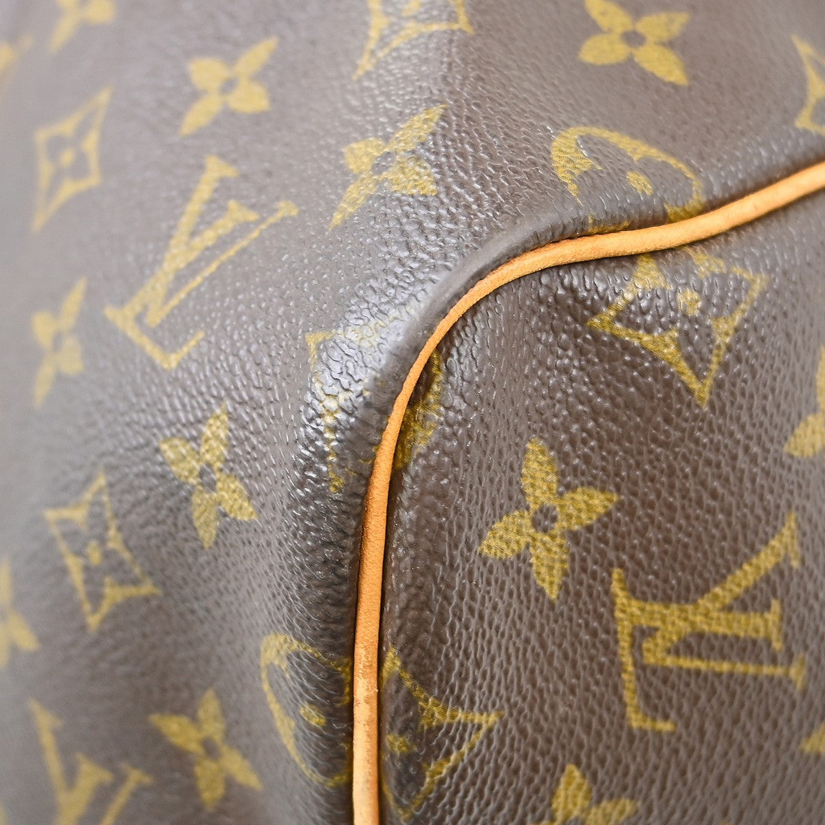 Louis Vuitton Keepall Monogram Canvas, Brown, Canvas, Travel Bag