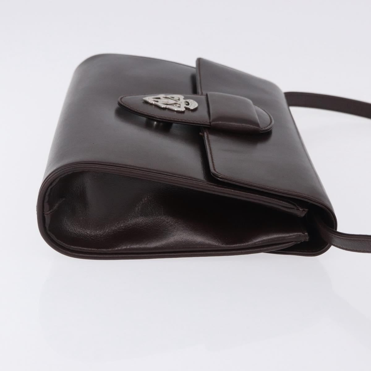 Gucci Vintage Leather, Brown, Leather, Shoulder Bag