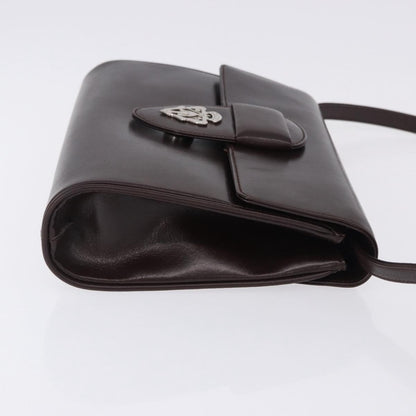 Gucci Vintage Leather, Brown, Leather, Shoulder Bag