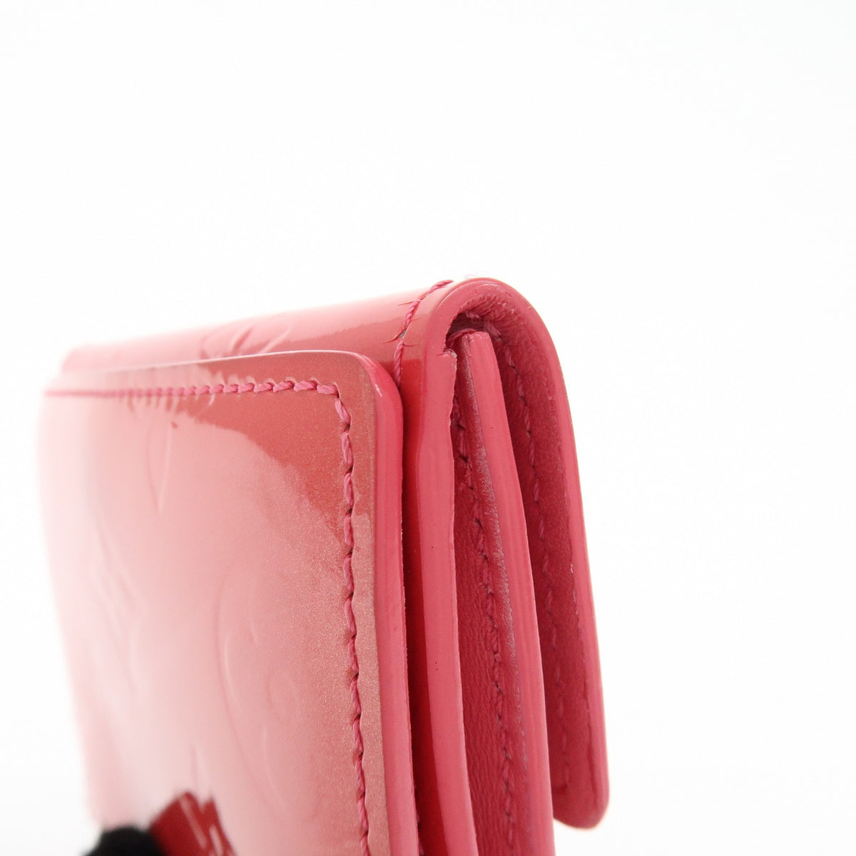 Louis Vuitton Ludlow Vernis, Pink, Patent Leather, Wallet