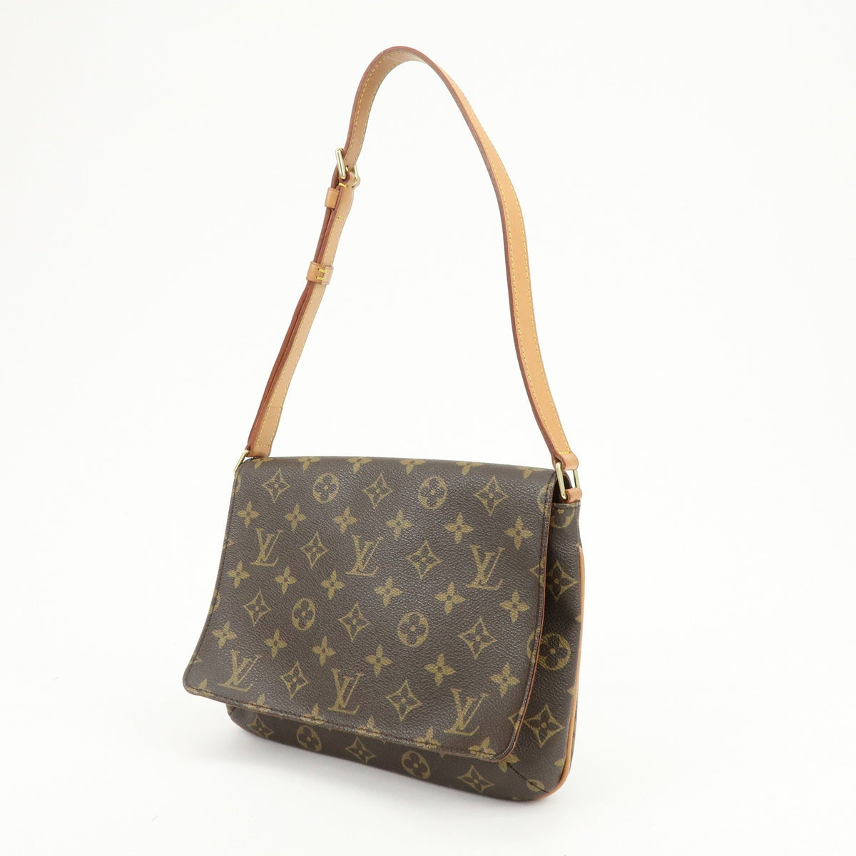 Louis Vuitton Musette Tango Monogram Canvas, Brown, Canvas, Shoulder Bag