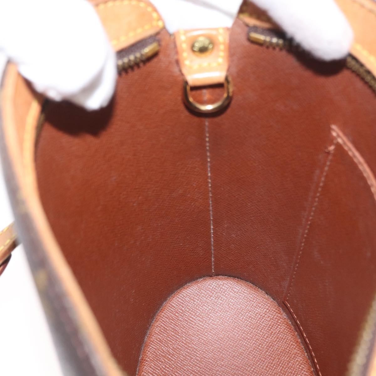 Louis Vuitton Drouot Monogram Canvas, Brown, Canvas, Shoulder Bag