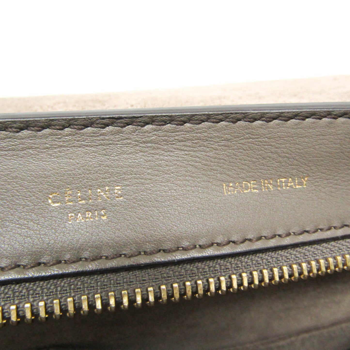 Celine Tricolor Trapeze Leather, Multicolour, Leather, Handbag