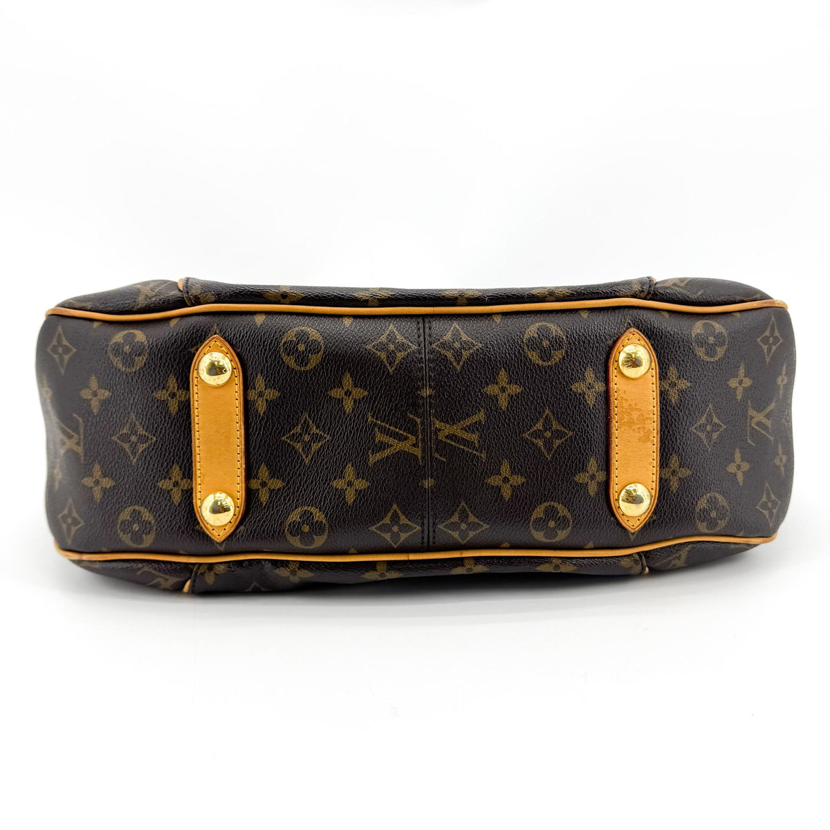 Louis Vuitton Galliera Monogram Canvas, Brown, Canvas, Handbag