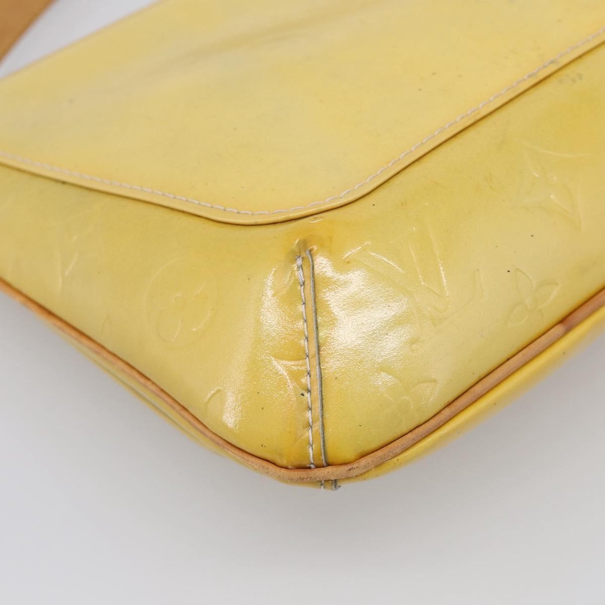 Louis Vuitton Thompson Street Monogram Vernis, Yellow, Patent Leather, Shoulder Bag